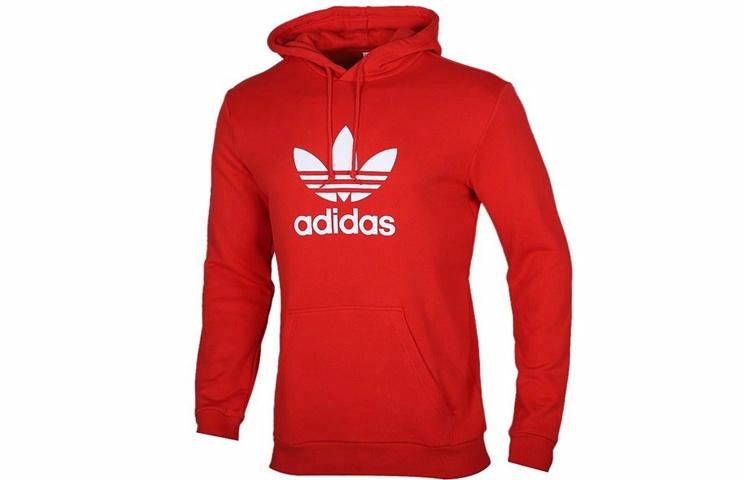 Мужское худи adidas originals Trefoil Hoodie (розовый) — фото 1