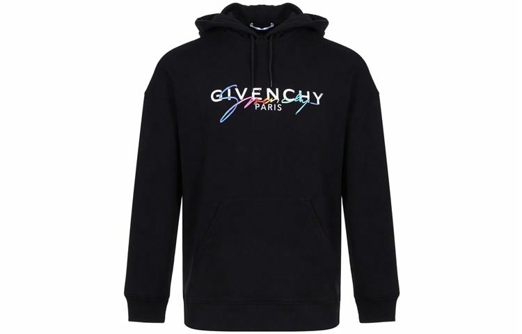 Мужское худи Givenchy Logo (черное)