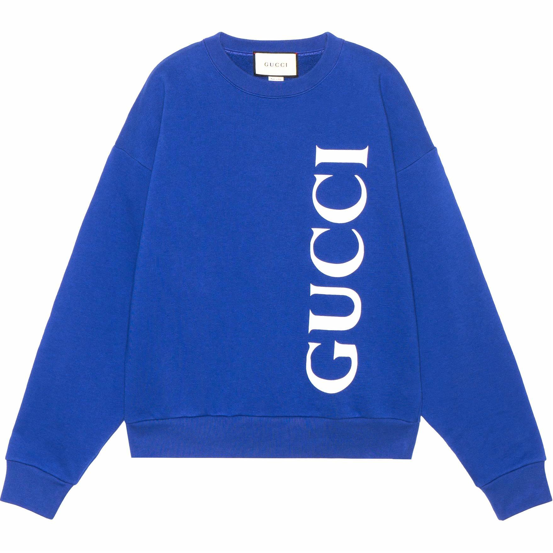 Мужской худи Gucci (синий) — фото 1