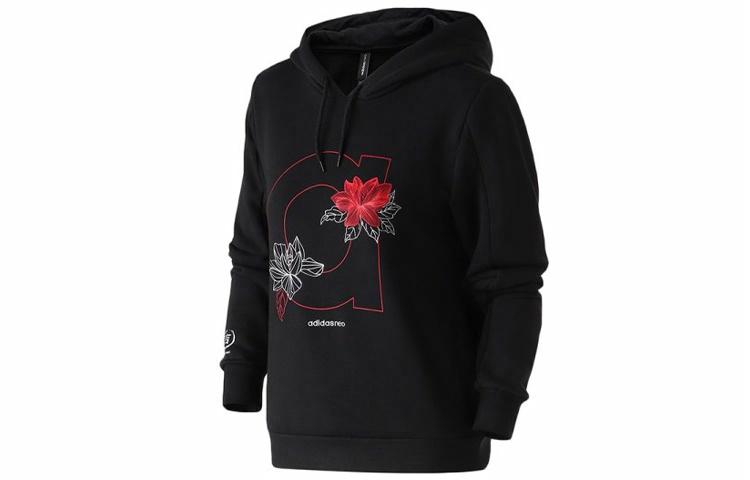Женское худи adidas neo W Sweat Hd (черное) — фото 1