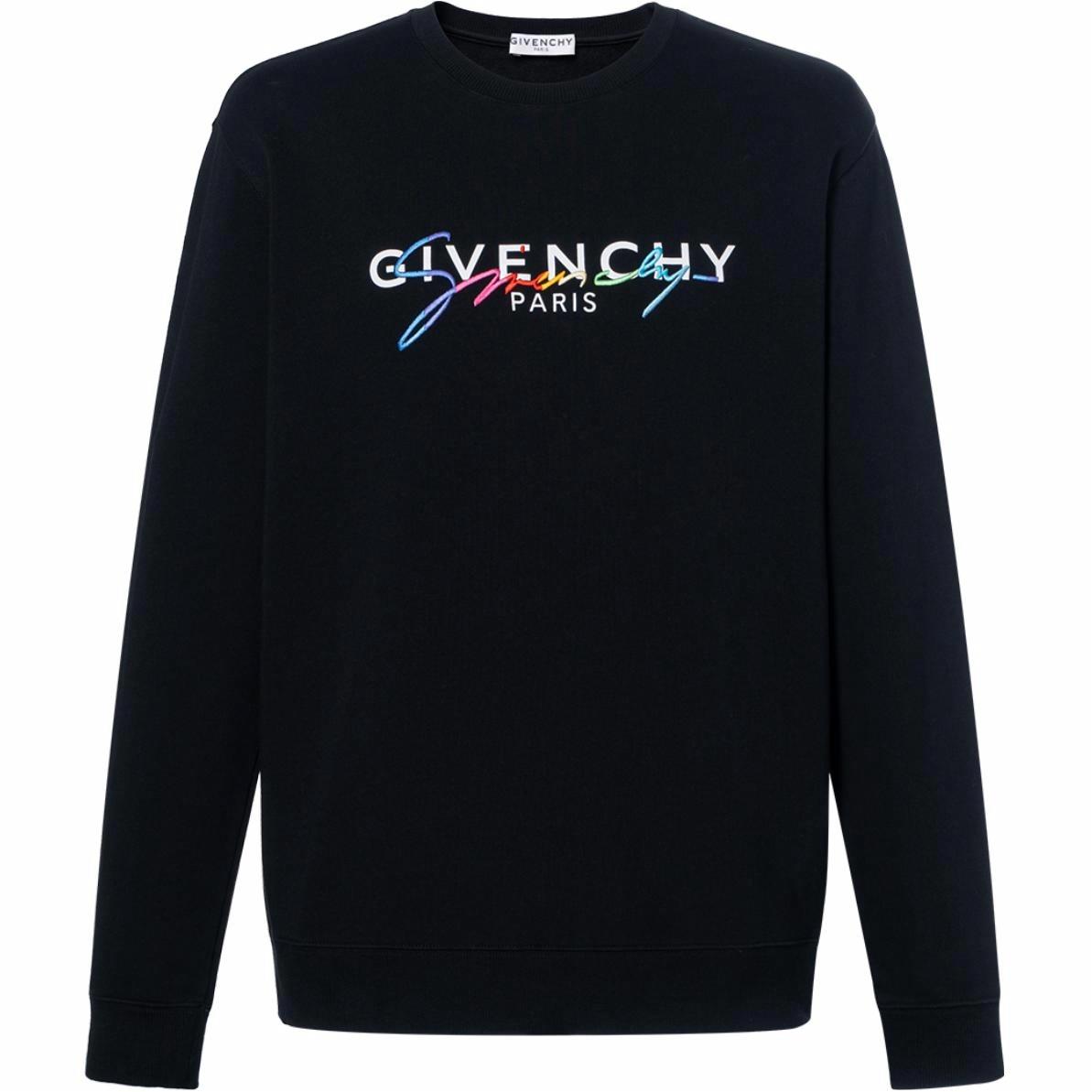 Мужское худи Givenchy Logo (черное)