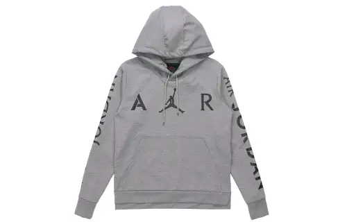 Jordan Sweatshirts Men's Gray Hooded Moderate Regular