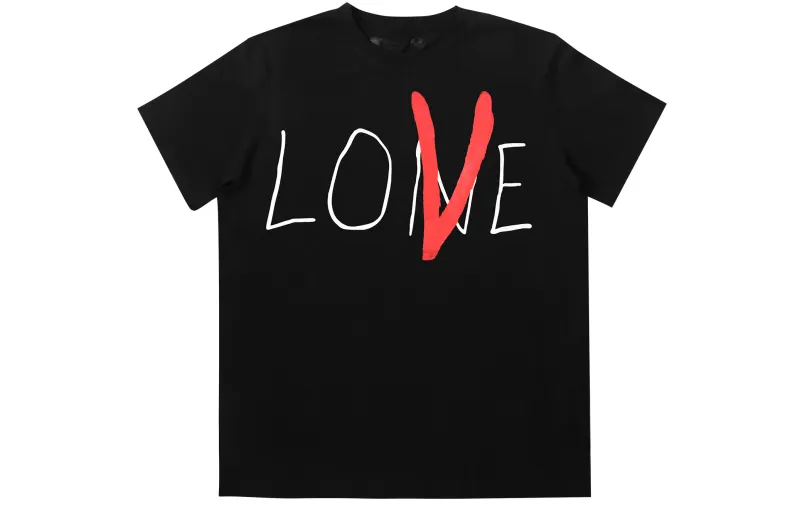 VLONE Logo T Shirt Unisex Black