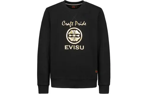 EVISU Sweatshirts Men's Crew Neck Moderate Regular