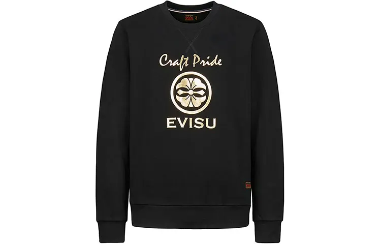 EVISU Sweatshirts Men's Crew Neck Moderate Regular