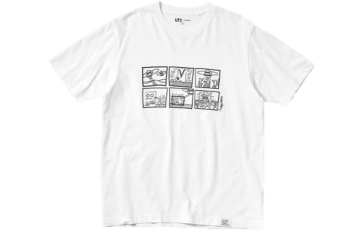 UNIQLO x Keith Haring T Shirt Unisex White