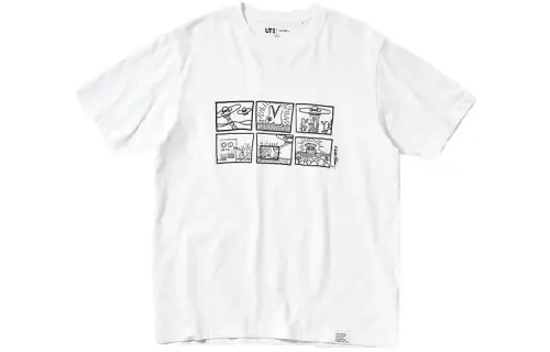 UNIQLO x Keith Haring T Shirt Unisex White