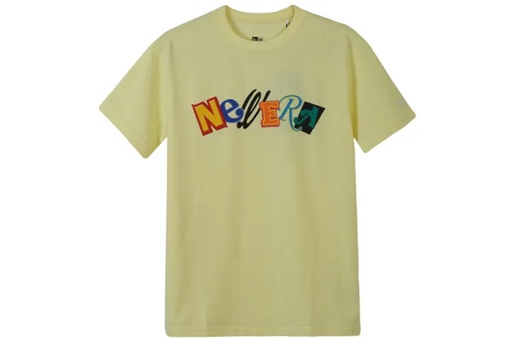 New Era T Shirt Unisex Yellow Green