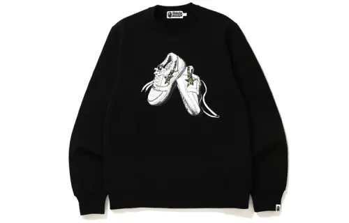Bape Abc Camo Bapesta Crewneck