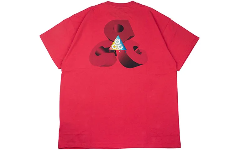 Nike ACG Drop Shoulder Sleeve T-Shirt Men's Red