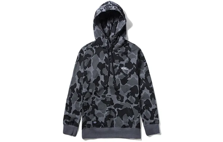 Vans Sweatshirts Men's Gray Hooded Moderate Regular