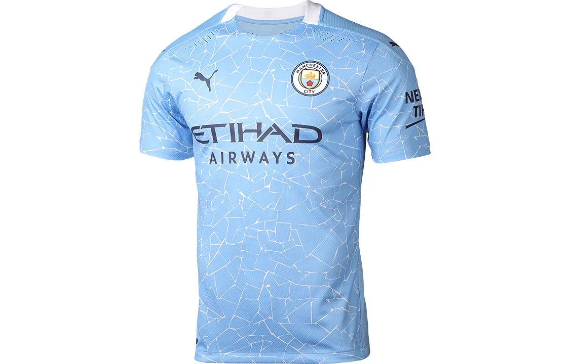 PUMA Manchester City Authentic Home Shirt 2020 21 With De Bruyne 17 Printing Jersey