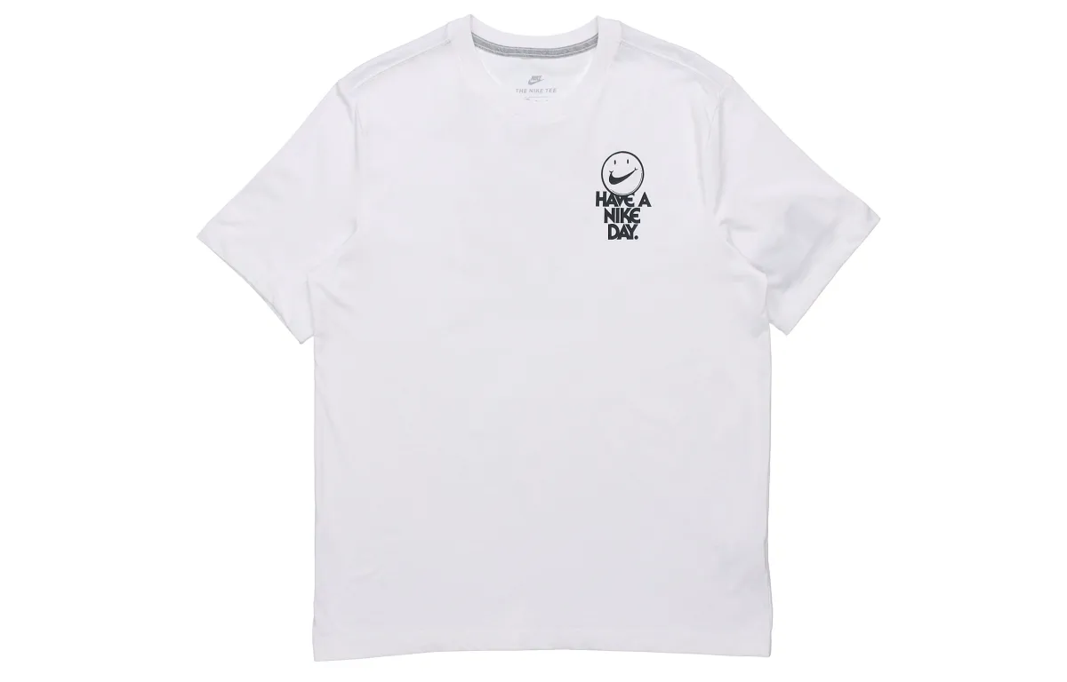 Nike T-Shirts Men's Crew Neck Moderate Straight Fit