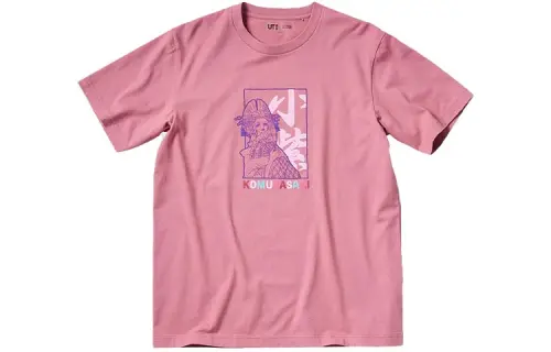 UNIQLO T Shirt Unisex Peach Pink