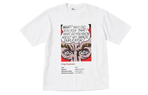 UNIQLO x Roy Lichtenstein T Shirt Unisex White
