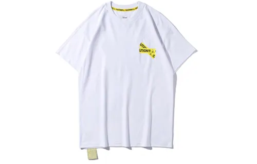 Li Ning X Disney T Shirts Unisex White Crew Neck Moderate Straight Fit