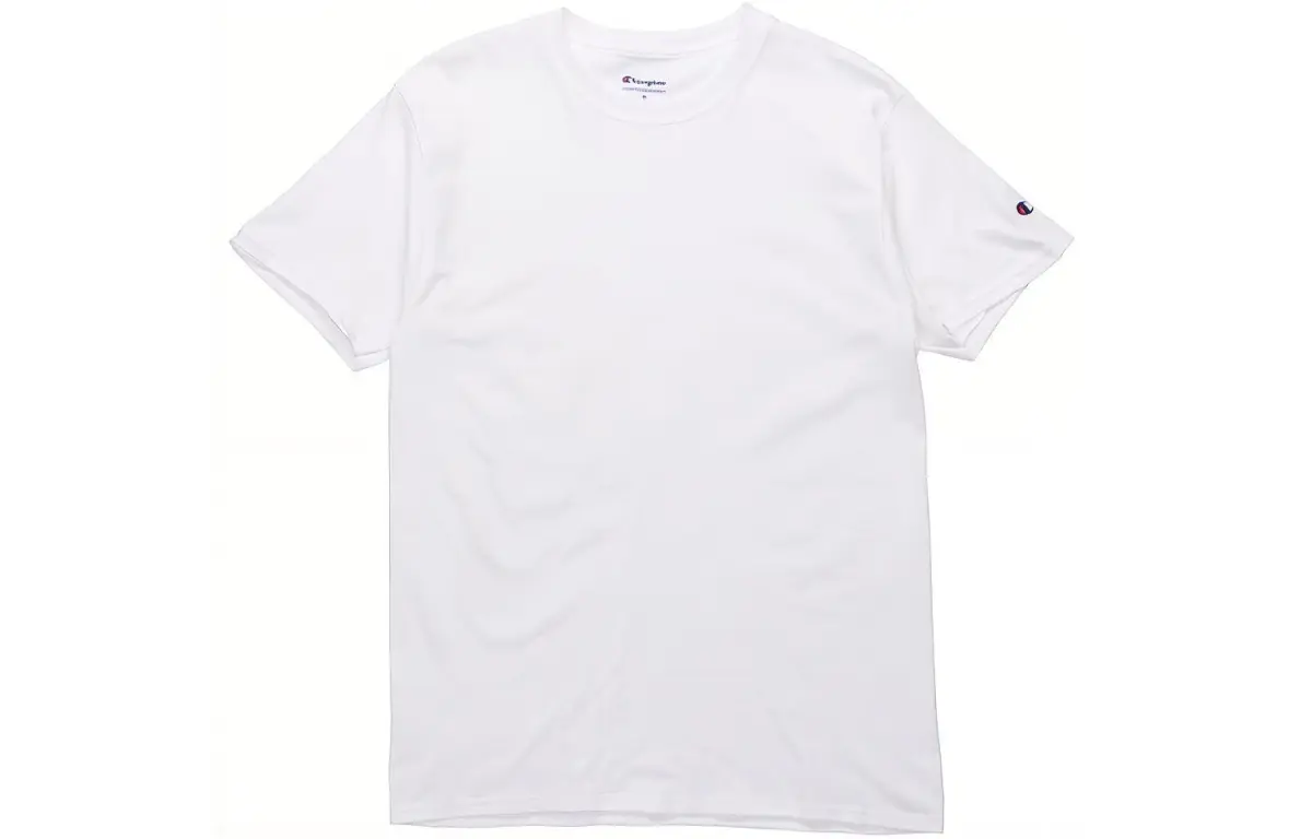 Champion T Shirt US Version Unisex White
