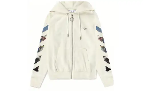 OFF WHITE SS19 Sweatshirt Fall Men's White