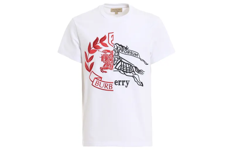 Burberry T Shirts Unisex Crew Neck Moderate Straight Fit