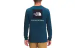 THE NORTH FACE T Shirts Men's Blue Crew Neck Moderate Straight Fit