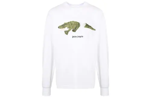 PALM ANGELS Croco Long-Sleeve Tee