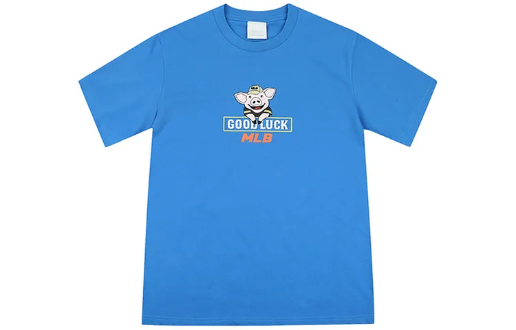 MLB Year Of The Dragon Limited Edition Collection T Shirt Korean Style Unisex Blue