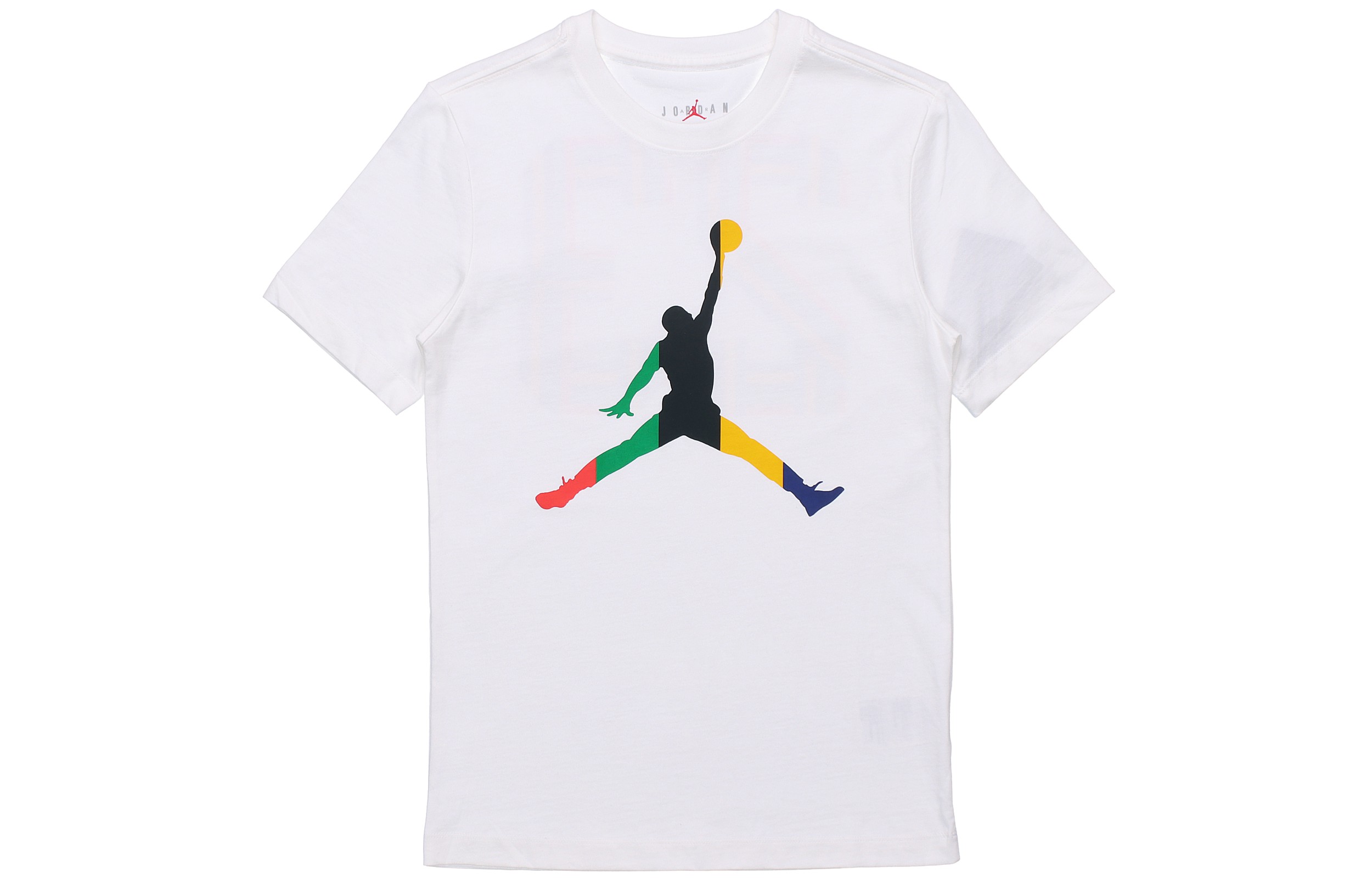 Jordan DNA model, white T-shirt with a round collar, with your logo imprint