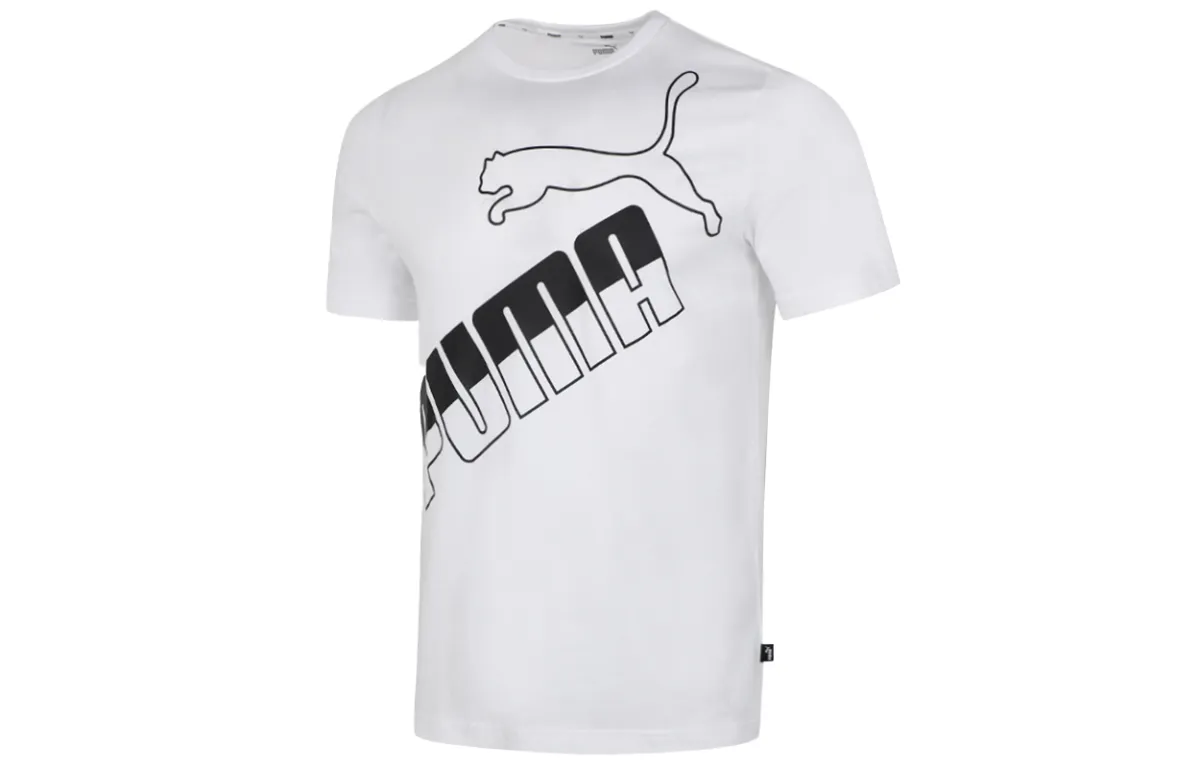 PUMA Set in Sleeve T Shirt Men's White