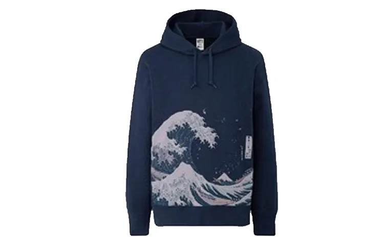 UNIQLO Sweatshirt Unisex Navy Blue