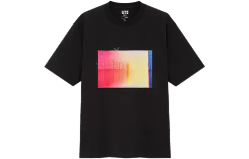UNIQLO Straight T-Shirt Men's Black