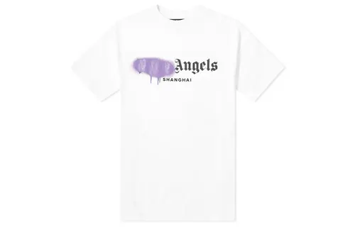 PALM ANGELS Shanghai Sprayed Logo T shirt