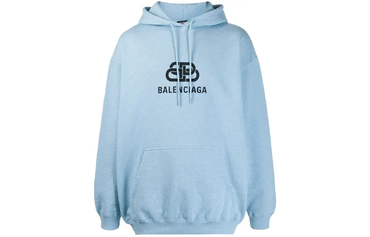 Balenciaga Pre Owned Logo print Cotton Hoodie