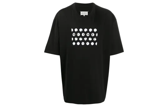 Maison Margiela Logo Printed Crewneck T-Shirt