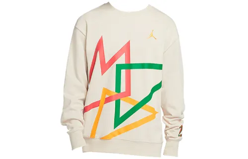 Jordan Sweatshirts Men's Oat Crew Neck Moderate Regular
