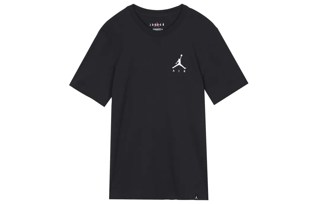 Jordan T Shirts Men's Crew Neck Moderate Straight Fit