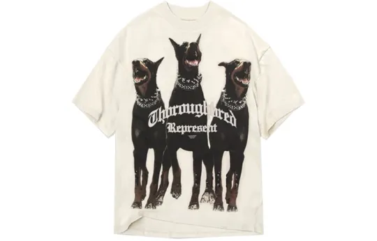 REPRESENT Men's Thoroughbred T-Shirt Vintage White