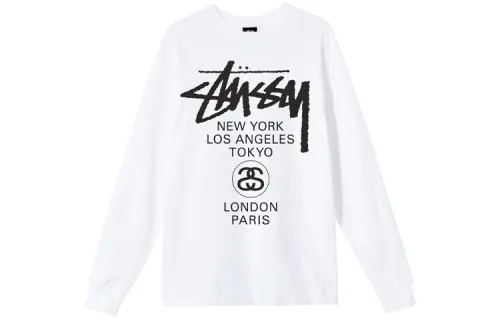 Stussy World Tour L/S T Shirt