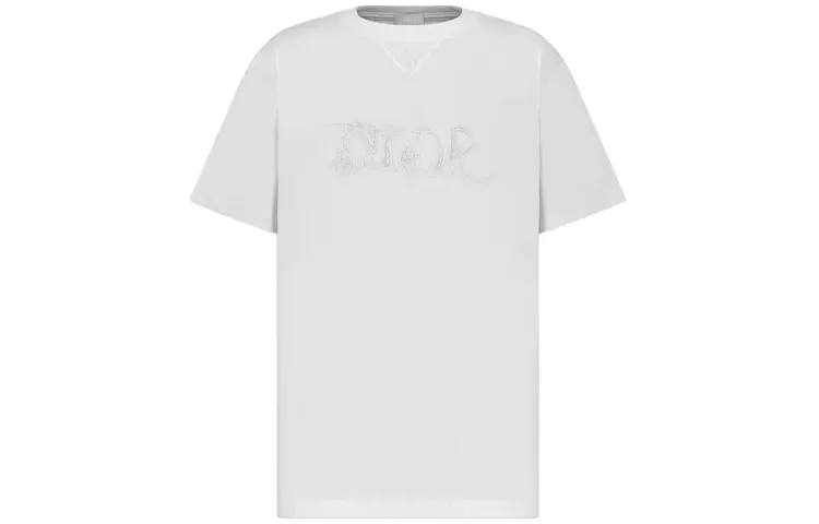 DIOR x Peter Doig FW21 T Shirt Men's White