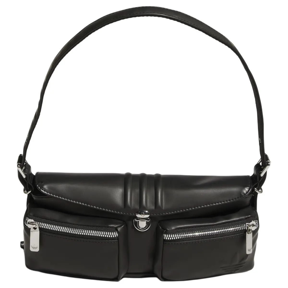 Adidas Originals Trefoil Recycled Polyester Shoulder Bag Regular Women's Black