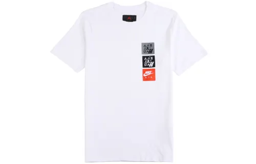 Jordan Air Jordan 4 T Shirts Men's Crew Neck Moderate Straight Fit