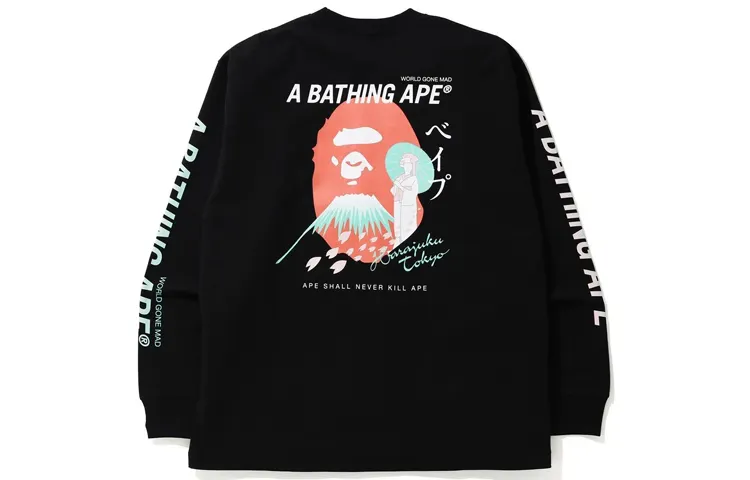 Bape Japan Culture Souvenir Relaxed L/S Tee