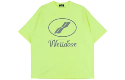 WE11DONE T Shirt Unisex Neon Green