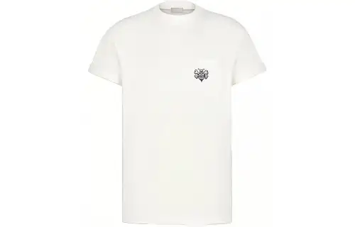 DIOR X Shawn Stussy Oversized Bee Pocket T Shirt