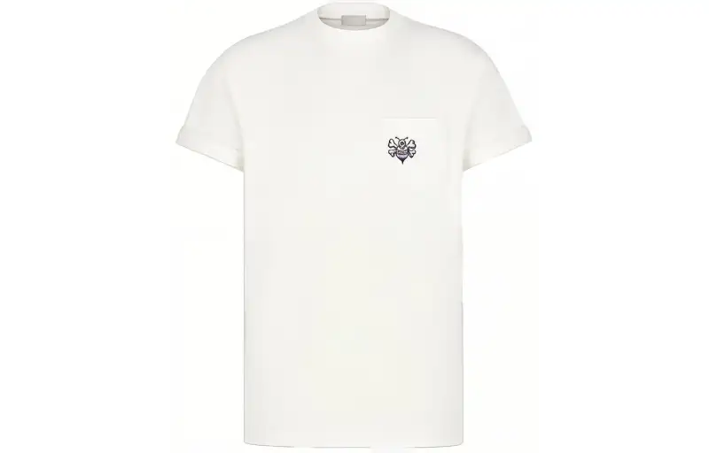 DIOR X Shawn Stussy Oversized Bee Pocket T Shirt