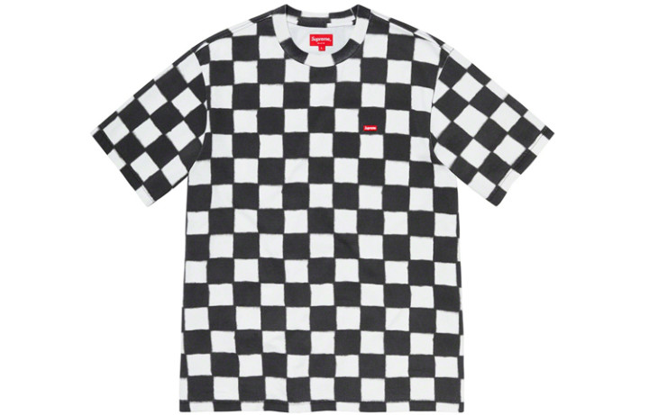 Футболка Supreme Small Box Tee (в клетку)