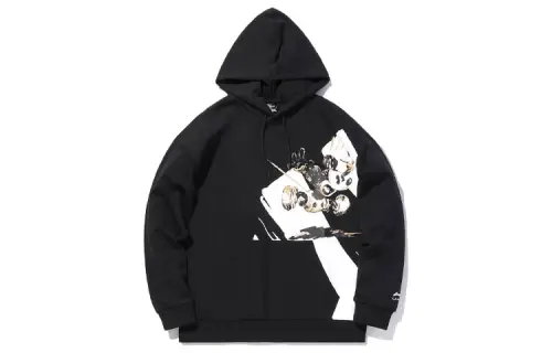 Li Ning Sweatshirt Men's New Standard Black