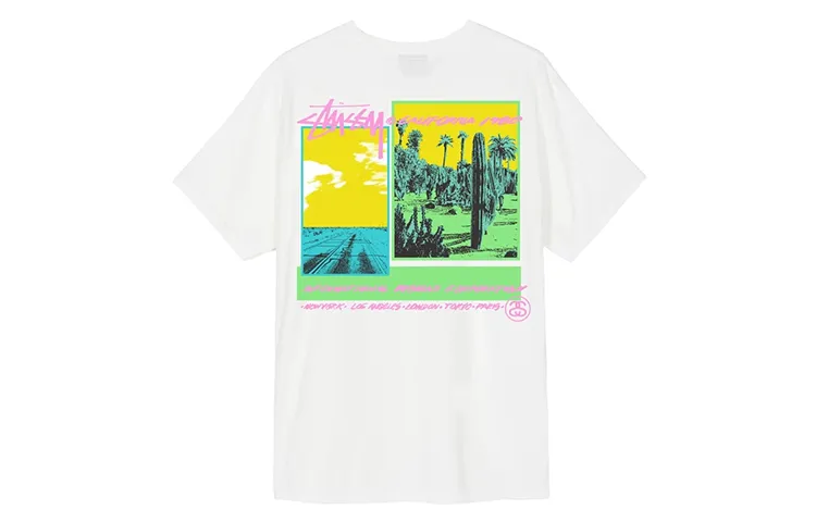 Stussy Palm Desert Pigment Dyed Long Sleeve Tee