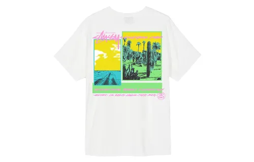 Stussy Palm Desert Pigment Dyed Long Sleeve Tee