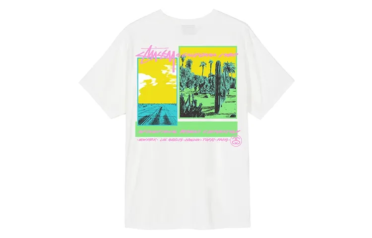 Stussy Palm Desert Pigment Dyed Long Sleeve Tee