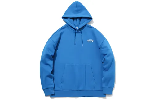Li Ning Sports Fashion Collection Sweatshirts Unisex Space Blue Hooded Moderate Regular